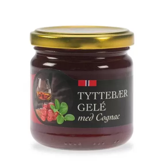 tyttebærgelè med cognac